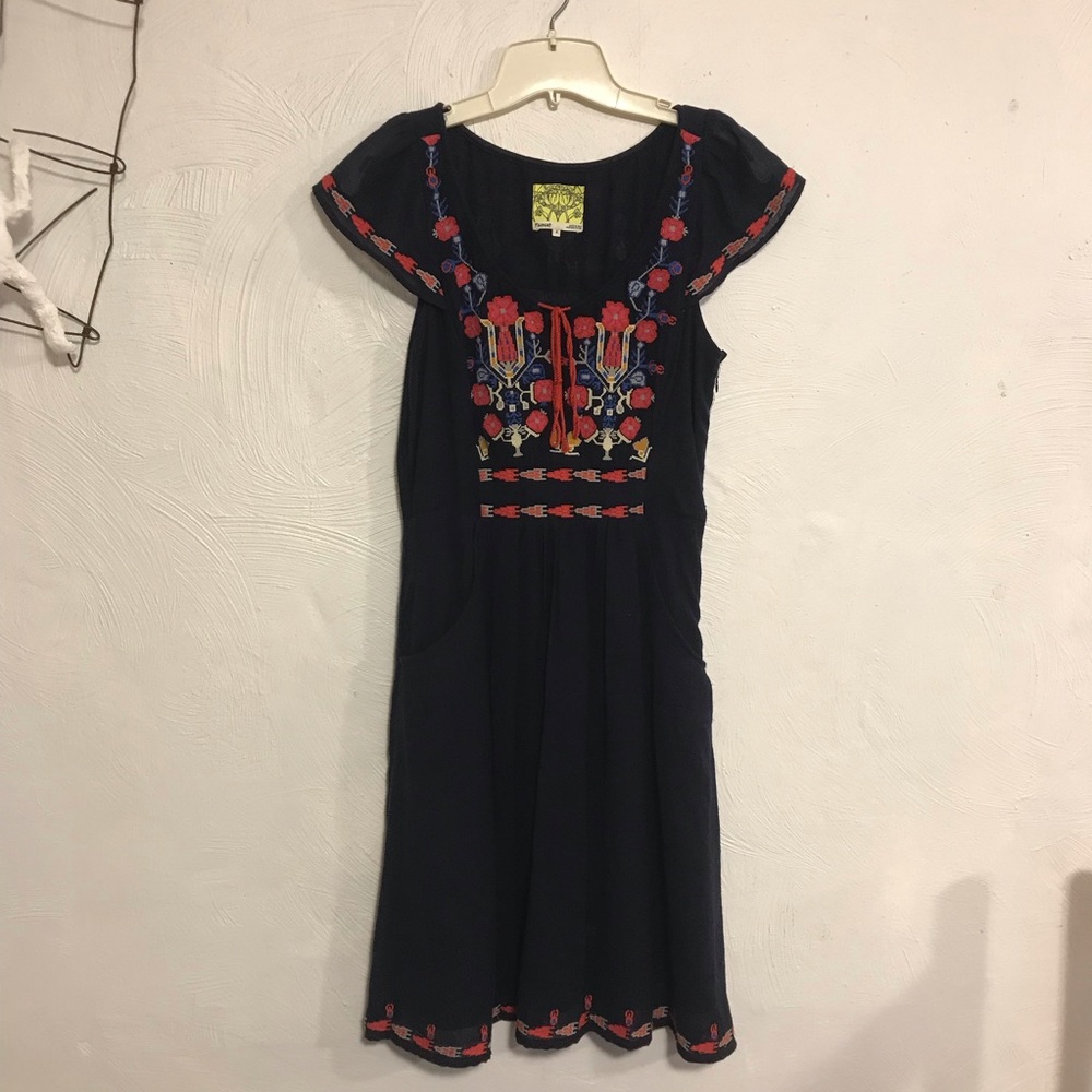 Anthropologie Floreat Manisa Boho Dress